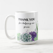 Danke, dass Sie mir geholfen haben, sukkulent zu w Kaffeetasse (Links)