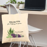 Danke, dass Sie mir geholfen haben Sukkulturen zu  Tragetasche<br><div class="desc">Personalisierte Tasche mit Zitat und Aquarelltuch. Der Lehrer zitiert "Danke,  dass du mir beim Wachsen geholfen hast" und du kannst die Tasche mit dem Namen deines Lehrers personalisieren. Nützlich und modern danke Ihnen Geschenk für Ihren Lehrer.</div>