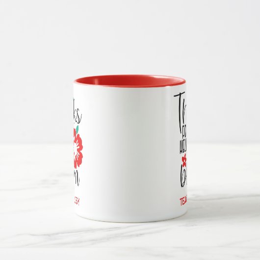 Danke, dass Sie mir helfen konnten, den Lehrer zu Tasse (Zentrum)