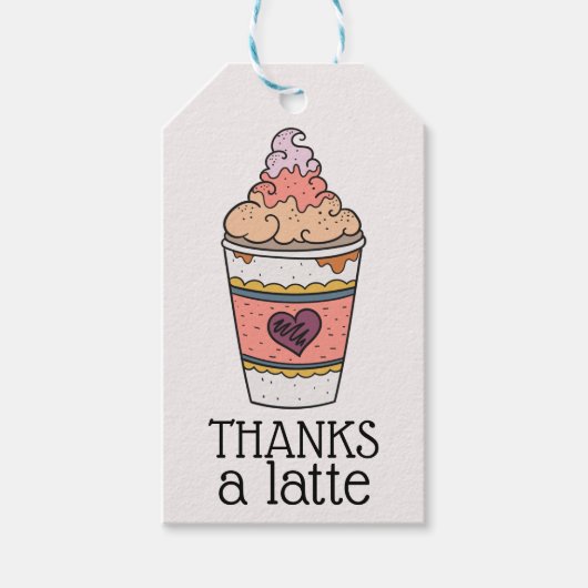 Danke, dass Sie mir noch geantwortet haben Geschenkanhänger (Vorderseite)