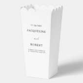 Danke, dass Sie mit dem Gastgeschenk eine moderne Geschenkschachtel (Vorderseite)