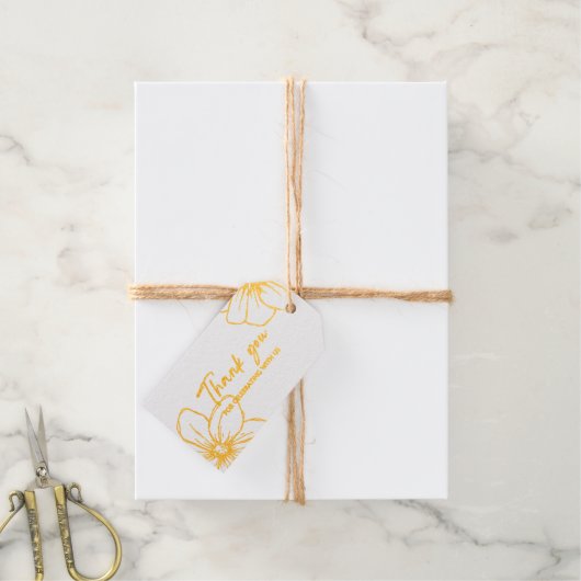 Danke, dass Sie mit uns feiern Geschenkanhänger (Mit Schnur)