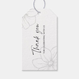 Danke, dass Sie mit uns feiern Geschenkanhänger