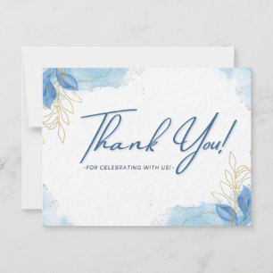 Danke, dass Sie mit uns feiern Postkarte