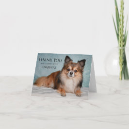 Danke, dass Sie nach unserem Haustier gesucht habe Dankeskarte