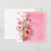 Danke, dass Sie rosa Vintag (Vorne/Hinten)