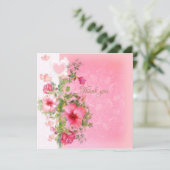 Danke, dass Sie rosa Vintag (Stehend Vorderseite)