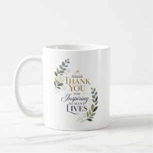 Danke, dass Sie so viele Leben inspiriert haben Kaffeetasse