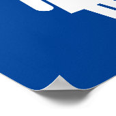 Danke, dass Sie soziale Distanzierung praktiziert Poster (Ecke)