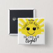 Danke, dass Sie uns für das Jahr dankbar sind Button (Vorne & Hinten)