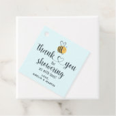 Danke, dass Sie uns mit Liebe duschen Geschenkanhänger (Beispiel)