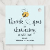 Danke, dass Sie uns mit Liebe duschen Geschenkanhänger (Rückseite)