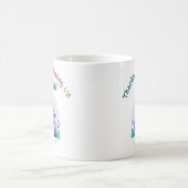 Danke, dass Sie uns zum Wachsen des Lehrers gemach Kaffeetasse (Mittel)