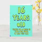 Danke, dass Sie von Ihrem Telefon nachsehen, um di Karte (Gelbe Blume)