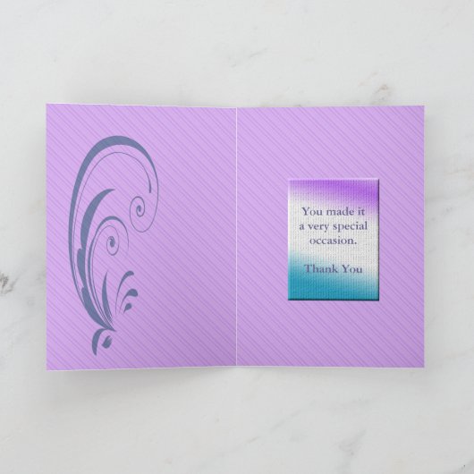 Danke, dass Sie zu unserem Jubiläums-Party gekomme Dankeskarte (Innenseite)