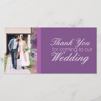 Danke, dass Sie zu unserer Hochzeit personalisiert Dankeskarte