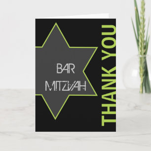 Danke Davidsstern Bar hellgrünes Mitzvah