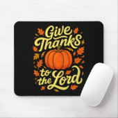 Danke dem Herrn Kürbis Christlicher Herbst-Des Mousepad (Mit Mouse)