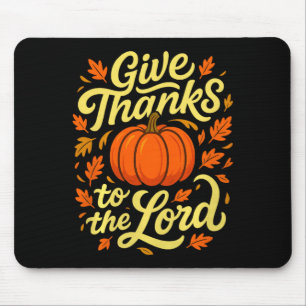 Danke dem Herrn Kürbis Christlicher Herbst-Des Mousepad