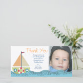 Danke der Geburtstags-Party-Fotokarte des (Stehend Vorderseite)