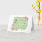 Danke Design Karte (Gelbe Blume)