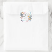 Danke Design Runder Aufkleber (Tasche)