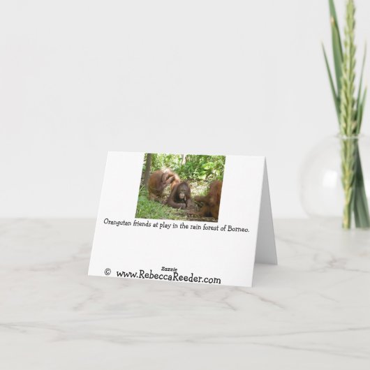 Danke, die besten Freunde Dankeskarte (Rückseite)