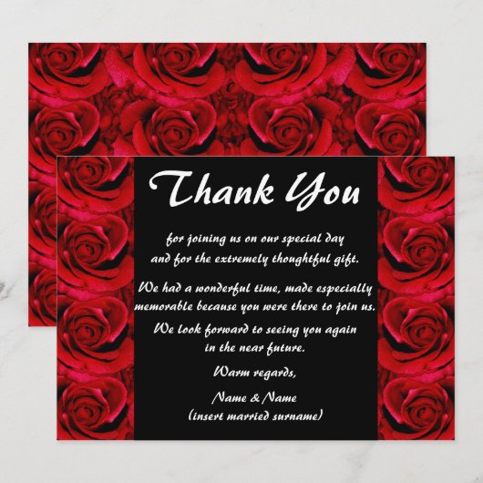 Danke die kundengerechten Karten - (Vorne/Hinten)