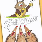 DANKE DIR Postcard von Nicole Janes Postkarte