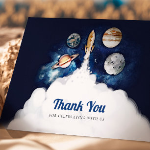 Danke dir Weltraum Raketen Planeten Galaxie