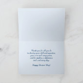 Danke, Doktor. Benutzerdefinierte Red Carnation Ca Dankeskarte (Innenseite)