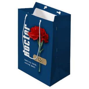 Danke, Doktor. Namensschilder für benutzerdefinie Mittlere Geschenktüte