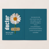 Danke, Doktor. Real Foil Luxury Cards Folienkarte (Innenseite)