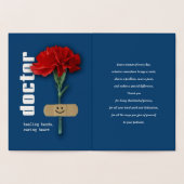 Danke, Doktor. Red Carnation Luxury Folienkarte (Innenseite)