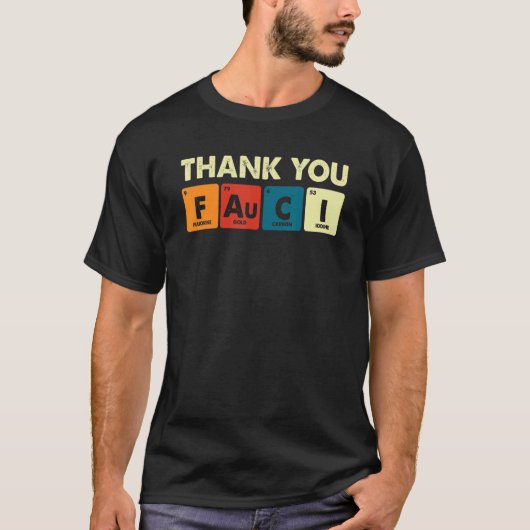 Danke Dr. Fauci Vintag T-Shirt (Vorderseite)