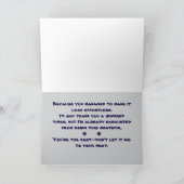 🧙 ‍ "Danke, du glorreicher Zauberer" Karte (Innenseite)