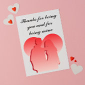 Danke, du zu sein dankeskarte