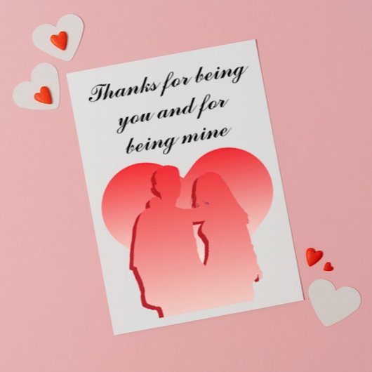 Danke, du zu sein dankeskarte