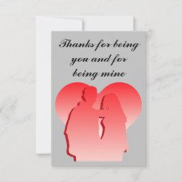 Danke, du zu sein dankeskarte