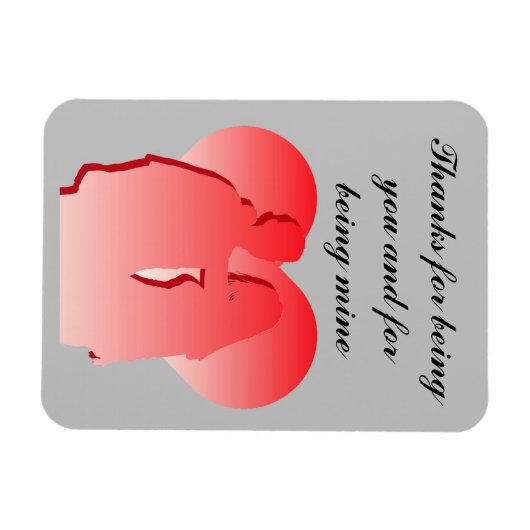 Danke, du zu sein magnet (Horizontal)