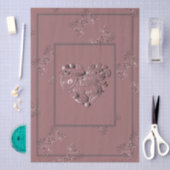"Danke" Dusty Rose Seidenpapier (Handwerk)