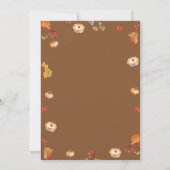 Danke Eat Pie Date Erntedank Dinner Party Einladung (Rückseite)