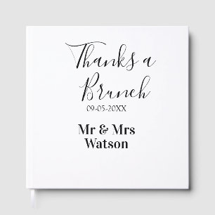 Danke ein Brunch nach der Hochzeit Name Datum einf Gästebuch
