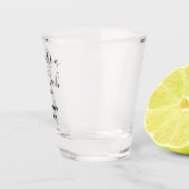 Danke ein Brunch nach der Hochzeit Name Datum einf Schnapsglas (Rechts)