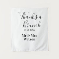 Danke ein Brunch nach der Hochzeit Name Datum einf