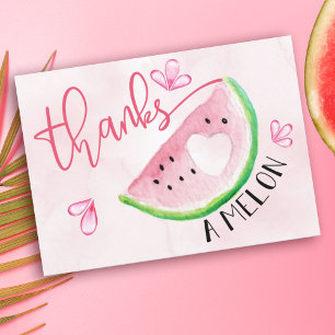 Danke ein Wassermelone Wasserfarbe Wassermelone Einladung