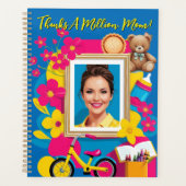 "Danke, eine Million, Mama!" Muttertag Planer (Vorderseite)