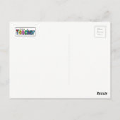 Danke einer Lehrerin Postkarte! Postkarte (Rückseite)
