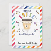 Danke einer lila Geschenkkarte Einladung (Vorderseite)