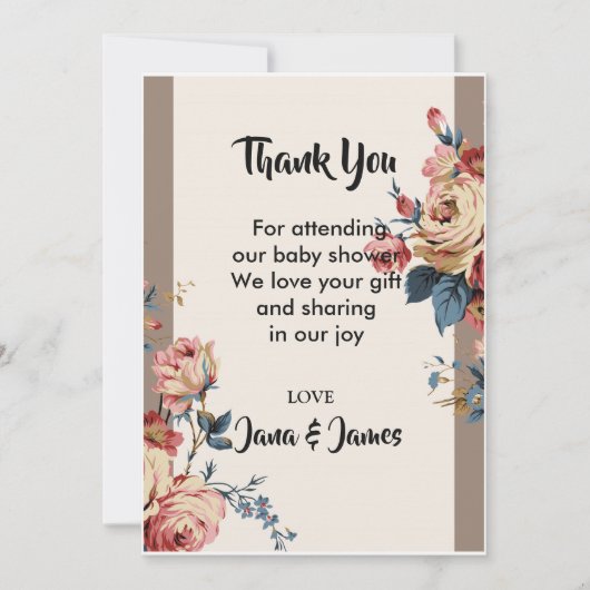 Danke Einladung (Vorderseite)